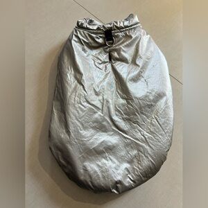 Silver Puffer Dog Vest